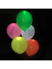  Ballon met LED - Zomer kleuren