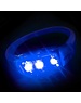  LED armband Sound activated - blauw