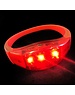 LED armband Sound activated -rood