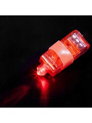  LED Vingerlampjes - Rood (incl. Bebat bijdrage)