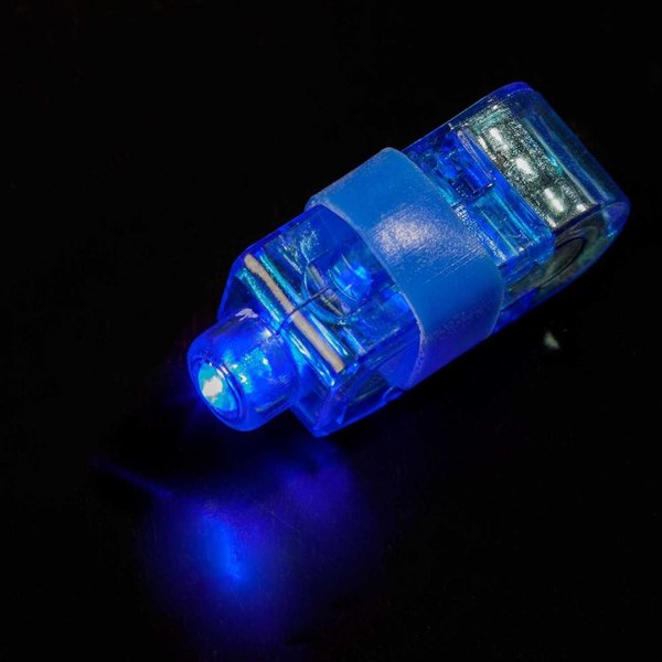 LED Vingerlampjes - Blauw (incl. milieubijdrage € 0,19 incl. BTW/stuk)