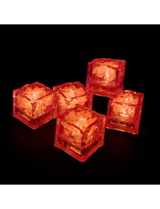  LED ijsblokjes - Rood
