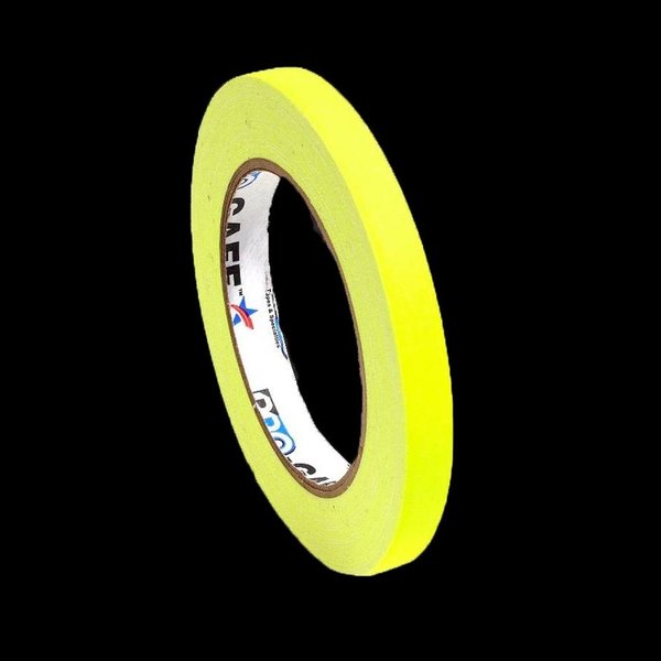 Fluoriserende tape Neon Geel 12mm - decoratief en functioneel op uw festival of in uw horecazaak!