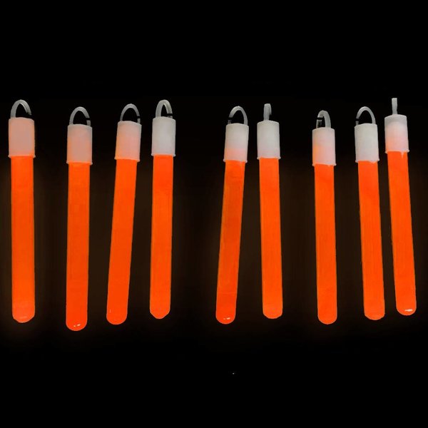 Breeklicht - 10cm - Oranje - Ook gekend als glow stick.