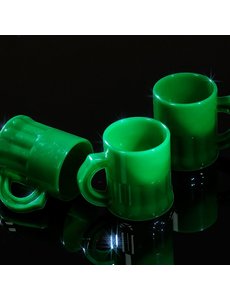  Shot glaasjes met handvat  groen 2,5cl