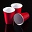 Amerikaanse plastic red cups - 473 ml