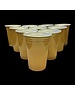  Amerikaanse plastic  gold cups - 473 ml