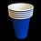 Amerikaanse plastic blue cups - 473 ml