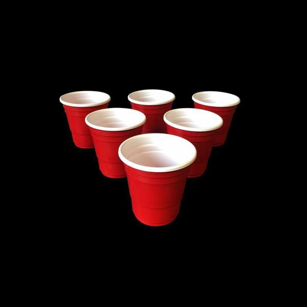 Amerikaanse plastic red cups shotglaasjes - 59ml