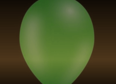 Groene ballonnen