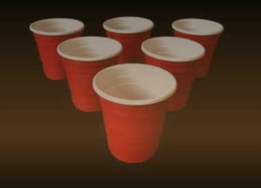Red cups (PET) Red cups (PET)