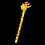 Opblaasbare dierenstick giraffe - 110cm - Perfect voor tijdens een groot event! Feestjeuh!