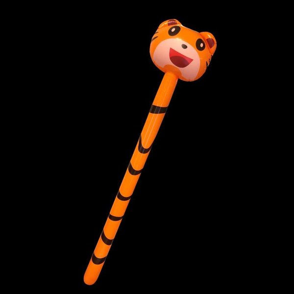 Opblaasbare dierenstick tijger - 110cm - Perfect voor tijdens een groot event! Feestjeuh!