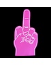  Foam hand - Middelvinger - Roze