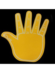  Foam hand - High Five - Oranje