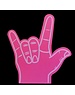  Foam hand -Rock - Roze