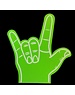  Foam hand -Rock - Groen