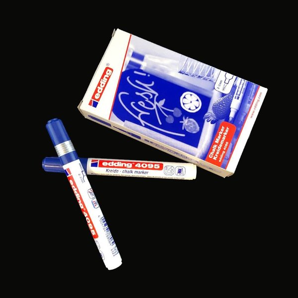 Krijtstift voor foam handen - Blauw - Met deze krijtstift kan je teksten en tekeningen maken op de Foam Handen