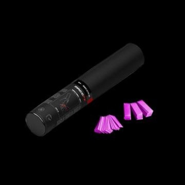 Confetti shooter handmatig - MagicFX - 28cm - roze
