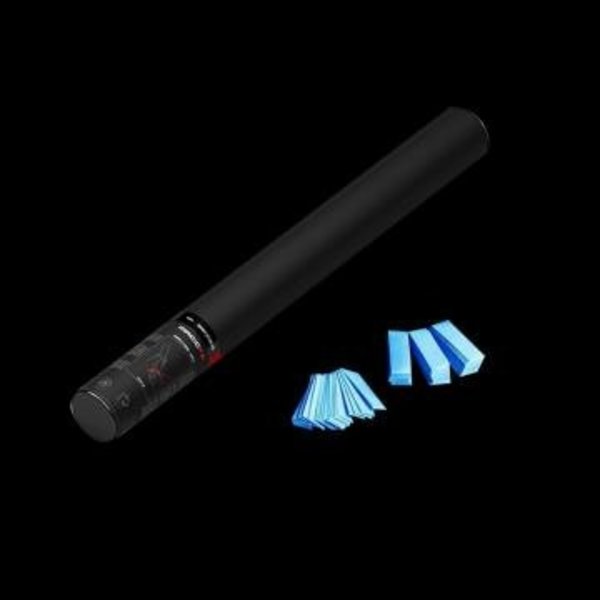 Confetti shooter handmatig - MagicFX - 50cm - licht blauw