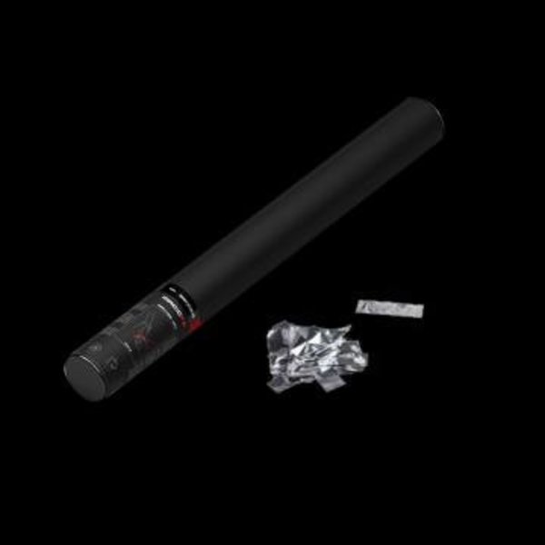 Confetti shooter handmatig - MagicFX - 50cm - zilver
