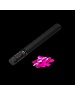  Confetti shooters - 50cm - metallic roze