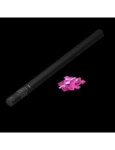  Confetti shooters - 80cm - metallic roze