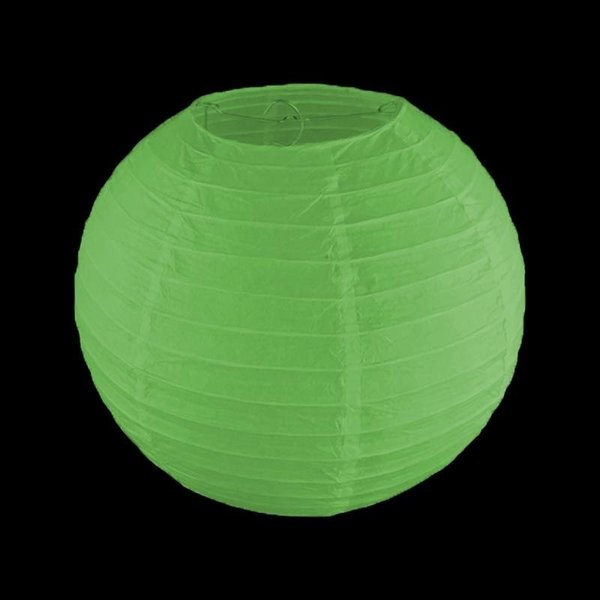 Groene lampion - brandvertragend - 40cm - Zowel binnen als buitengebruik