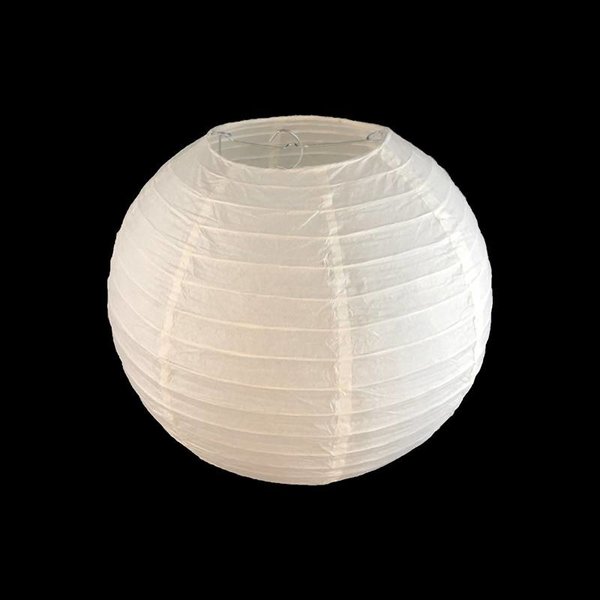 Crème lampion - 25cm - Zowel binnen als buitengebruik