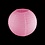Roze lampion - 25cm - Zowel binnen als buitengebruik
