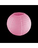  Roze lampion - brandvertragend - 25cm