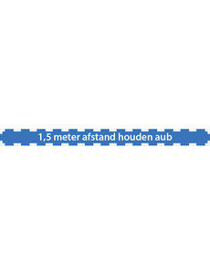  COVID-19 Sticker - Afstand houden lijn