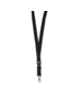  Onbedrukte lanyards met veiligheid - 25mm - Zwart