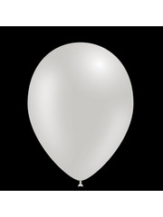  Ballonnen - Zilver - Metallic - 26cm