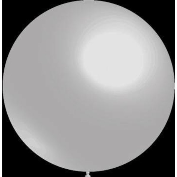 Ballonnen - Zilver - Rond - Metallic - 57cm - Perfecte decoratie voor een bruiloft!