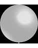  Ballonnen - Zilver - Rond - Metallic - 57cm