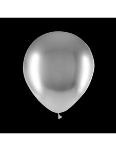  Ballonnen - Zilver - Chrome- 30cm