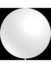  Ballonnen - Wit - Rond - 130cm