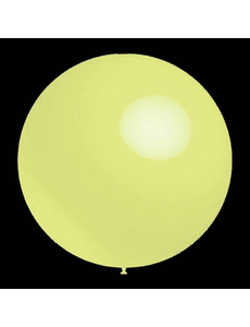  Ballonnen - Lichtgeel - Rond - 30cm