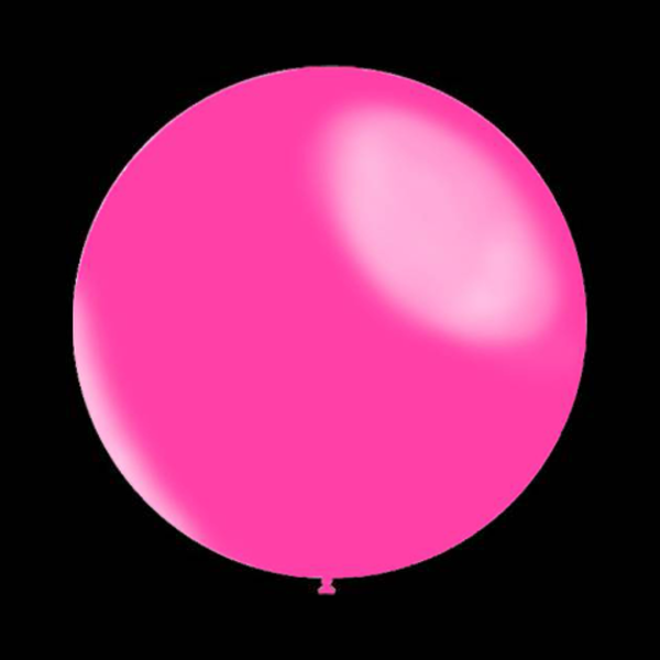 Ballonnen - Roze - Rond - Metallic - 28cm