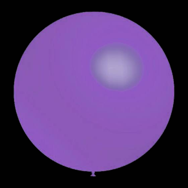Ballonnen - Lavendel - Rond - Metallic - 28cm