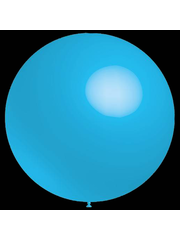  Ballonnen - Lichtblauw - Metallic - 87cm