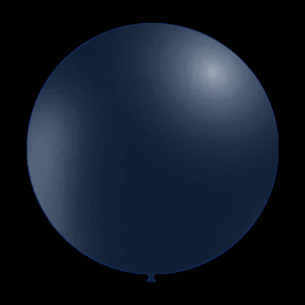 Ballonnen - Donkerblauw - Rond - Metallic - 28cm