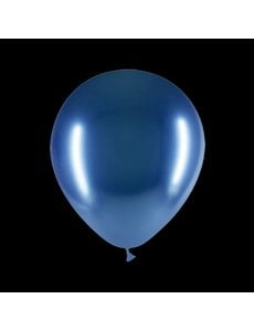  Ballonnen - Blauw - Chrome - 30cm