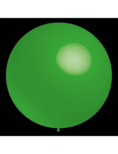  Ballonnen - Groen- Rond - Metallic - 87cm