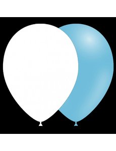  Oktoberfest - Ballonnen - Wit en blauw - 28cm