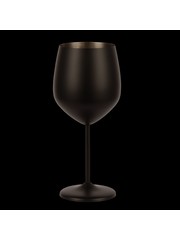  RVS wijnglas zwart - 50cl