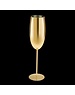  RVS champagneglas goud - 28cl