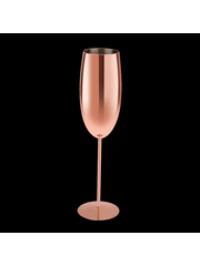  RVS champagneglas roze - 28cl