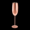 RVS champagneglas roze - 28cl